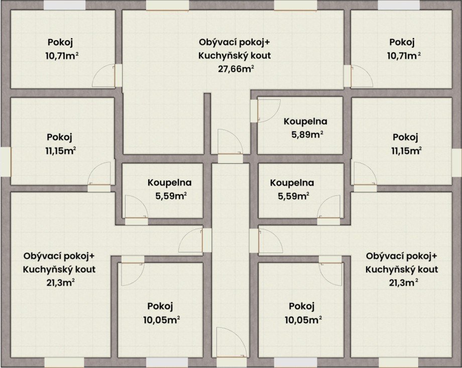 Byty 3kk - 52m² (foto 2)